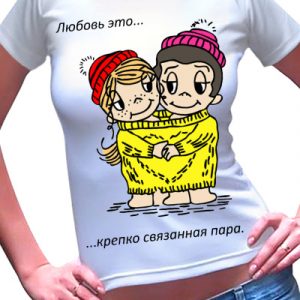 Женская футболка Love 6