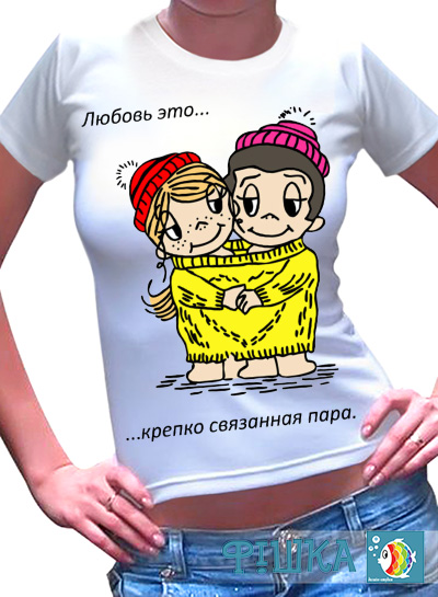 Женская футболка Love 6